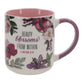 Beauty Blossoms from Within Ceramic Mug