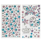 I Am God's Princess Stainless Steel Water Bottle with Rhinestone Decorative Sticker Sheet