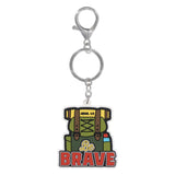 Be Brave Key Ring