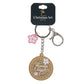 Always Rejoice Key Ring with Flower Charm