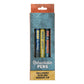 Life Is an Adventure with Jesus Five-Piece Retractable Ballpoint Pen Set with Blue Ink