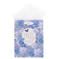 Pray Blue Floral Medium Gift Bag with Gift Tag