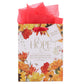 Hope Orange Floral Medium Gift Bag with Gift Tag