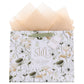 Be Still Green Floral Landscape Gift Bag with Gift Tag