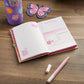Let Joy Fill Your Day Hardcover Secret Diary with a Lock and Key