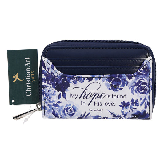 My Hope Is Found in His Love Faux Leather Woman's Wallet
