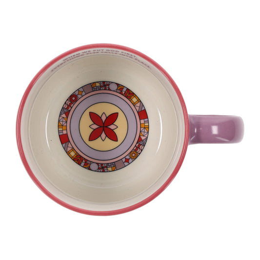 When We Put God First, Everything Else Falls Into Place Ceramic Mug