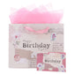 Happy Birthday to You Large Landscape Gift Bag with Card