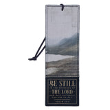 Be Still in the Presence of the Lord Faux Leather Bookmark