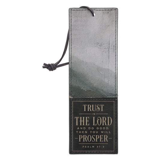 Trust in the Lord and Do Good Faux Leather Bookmark
