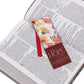 May the God of Hope Fill You with All Joy Faux Leather Bookmark