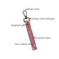 Mag Jy Elke Dag Genade Ontvang Afrikaans Faux Leather Wristlet Key Ring