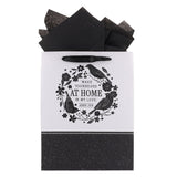 Make Yourself at Home in My Love Large Portrait Gift Bag with Card
