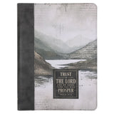 Trust in the Lord Faux Leather Executive Portfolio Folder with Zip