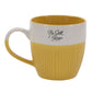 Be Still and Know Yellow Ceramic Mug