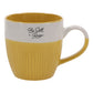 Be Still and Know Yellow Ceramic Mug