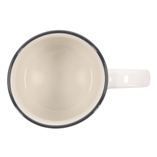 May the God of Hope Fill You with All Joy and Peace Floral Ceramic Mug