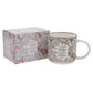 May the God of Hope Fill You with All Joy and Peace Floral Ceramic Mug