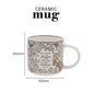 May the God of Hope Fill You with All Joy and Peace Floral Ceramic Mug