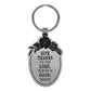 Give Thanks to the Lord for He Is Good Metal Keychain