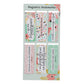 I Am His Masterpiece Six-Piece Magnetic Bookmark Set