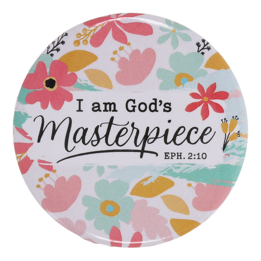 I Am God's Masterpiece Pocket Mirror