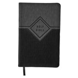 NIV Black / Gray Imitation Leather Premium Gift Bible Red Letter Comfort Print