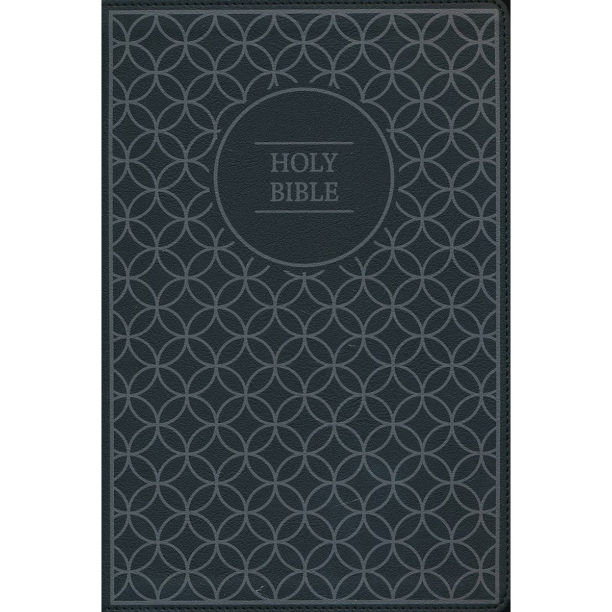 NIV Value Thinline Bible Large Print Gray / Black(Comfort Print)(Imitation Leather