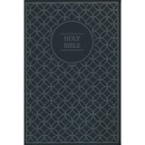 NIV Value Thinline Bible Large Print Gray / Black(Comfort Print)(Imitation Leather