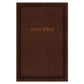 NIV Brown Faux Leather Holy Bible Soft Touch Edition Bible Comfort Print