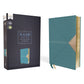 NASB Teal Imitation Leather 1995 Ed Thinline Bible Red Letter Comfort Print