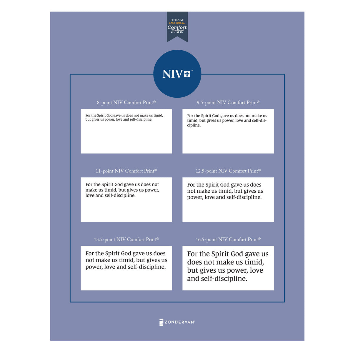 NIV Tan Imitation Leather Personal Size Student Bible Comfort Print 