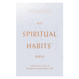 NIV Hardcover Spiritual Habits Bible Red Letter Comfort Print
