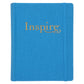 NLT Blue Faux Leather Hardcover Inspire Bible