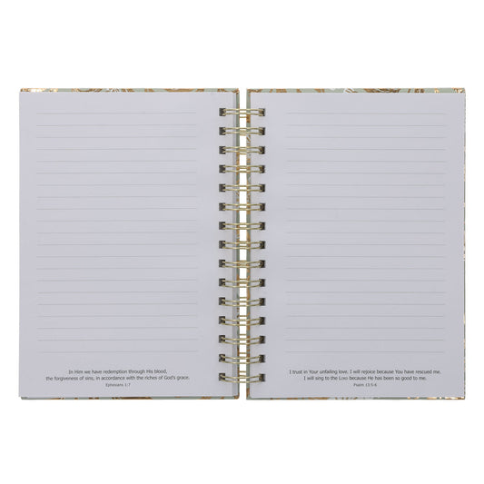 I Can Do All Things Through Christ Sage Hardcover Wirebound Journal