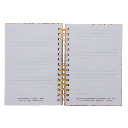 Trust in the Lord with All Your Heart Blush Hardcover Wirebound Journal