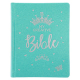 ESV Teal Glitter Hardcover My Creative Bible for Girls