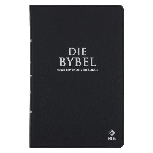 NLV Swart Egte Leer Standaard Bybel