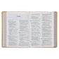 NLT Mustard Bird of Paradise Genuine Leather Bible Large Print