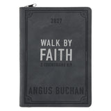 2027 Angus Buchan Diary - Daily Planner - Walk by Faith - Faux Leather with Zip
