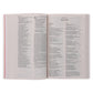 NKJV Pink Imitation Leather Gift & Award Bible Red Letter Comfort Print