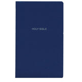 NKJV Blue Flexcover Imitation Leather Gift & Award Bible Red Letter Comfort Print