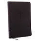 NKJV Value Thinline Large Print Red Letter Charcoal (Comfort Print)(Imitation Leather)