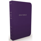 KJV Purple Imitation Leather Gift & Award Red Letter Edt Comfort Print
