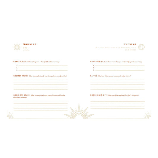 First Light and Eventide: A Daily Gratitude Journal (Hardcover)