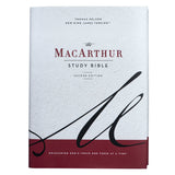 NKJV Macarthur S / Bible 2nd Ed Cloth Over Board Blue (Comfort Print)(Hardcover)