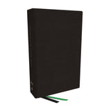 NKJV Evangelical Study Bible Black Comfort Print (Imitation Leather)
