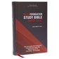 NKJV Foundation Study Bible Large Print Red Letter (Comfort Print)(Hardcover)