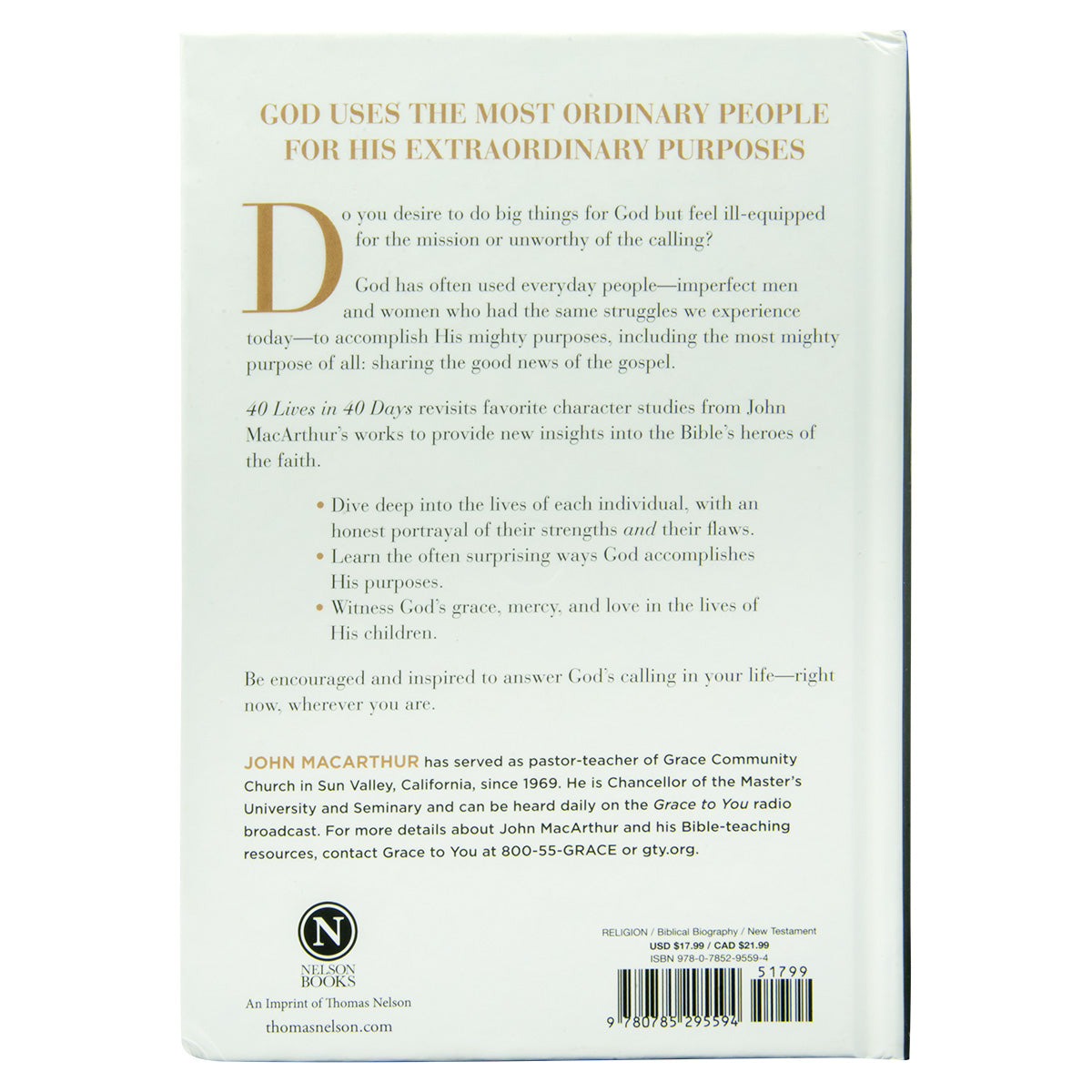 40 Lives In 40 Days (Hardcover)