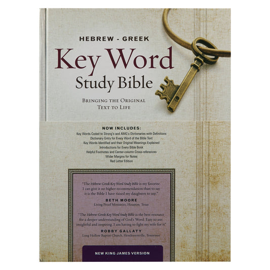 NKJV Hebrew / Greek Key Word Study Bible (Hardcover)